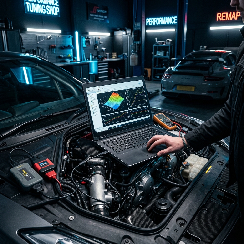 Notebook con HP Tuners, FLEX y reprogramación vehicular